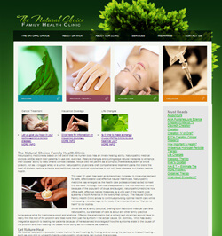 Natural Choice Clinic of Mesa, Arizona - Website Design and Development by Myfavoritewebdesigns.com