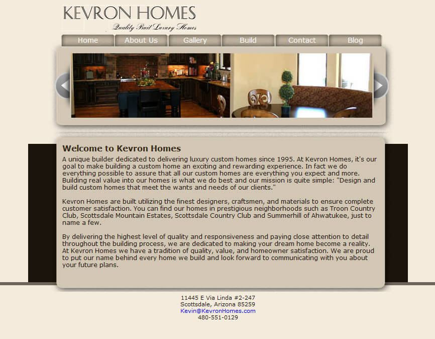 Kevron Homes Arizona Contractor